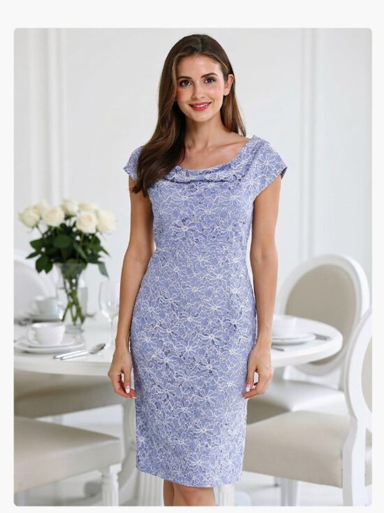 Connected Apparel Dresses & Skirts - Connected Apparel Floral Sleeveless Sheath Dress Size 6 EUC